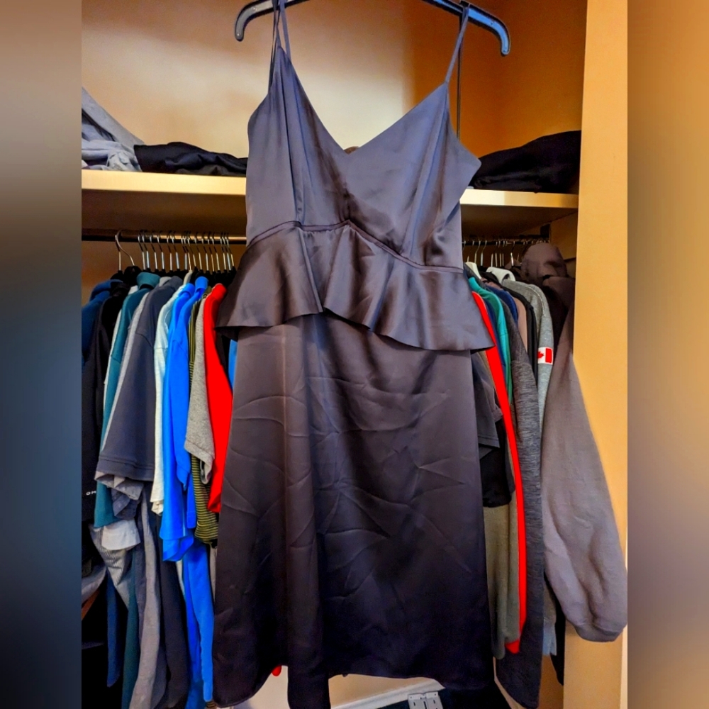 NWOT Banana Republic satin dress size 12